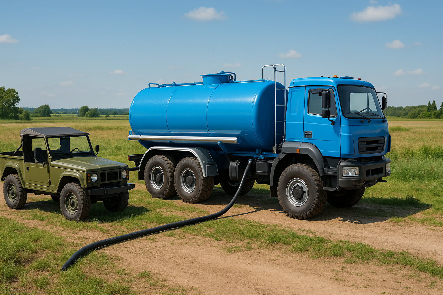 Su, Tanker ve Arazi Ekipmanları